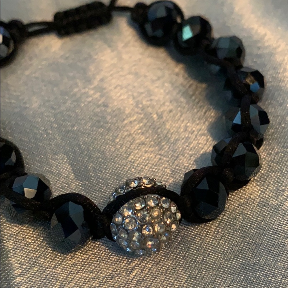 Adjustable crystal gem bracelet from Macys